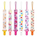 ✅REGALO PERFECTO - Este clip para chupete es de color brillante y tiene una forma bonita. Perfecto para calmar a los bebés. Es un muy buen regalo cuando asistes al baby shower