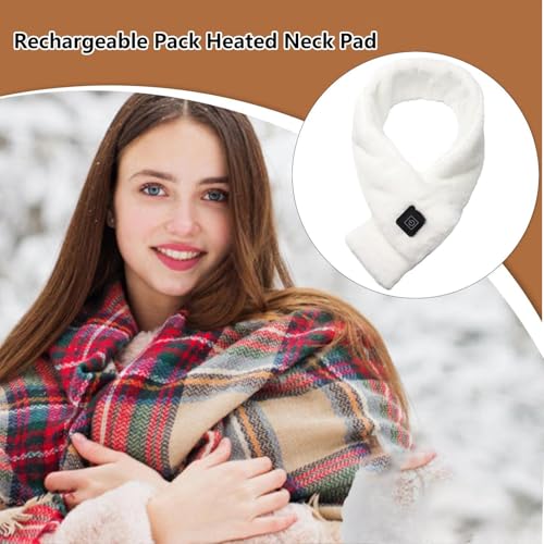 Lenço de aquecimento, lenço elétrico aquecido | Lenço aquecido masculino recarregável | de pescoço a