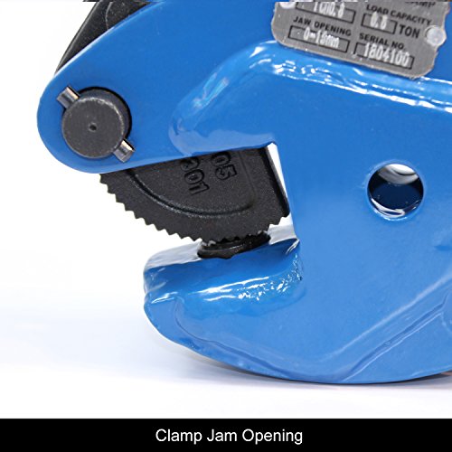 Amarite Vertical Plate Clamp, 1760Lbs Plate Lifting Clamp,0.8T，Jaw Opening Up To 0.6 Inch, For Lifting And Transporting #TOP4