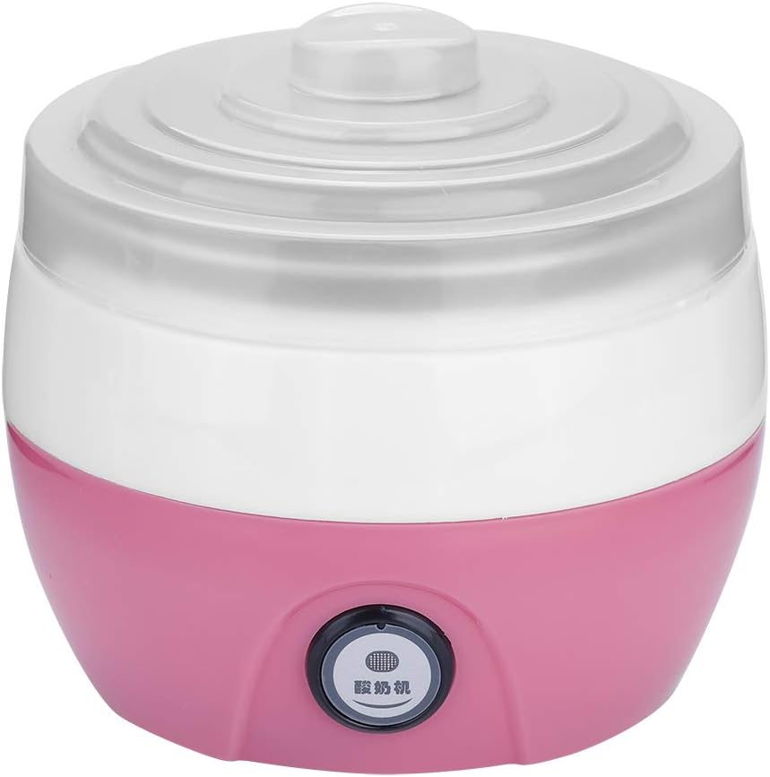 BTERAutomatic Yogurt Machine, Electric Yogurt Maker with 1 Litre Stainless Steel Inner Container for Home(Pink)