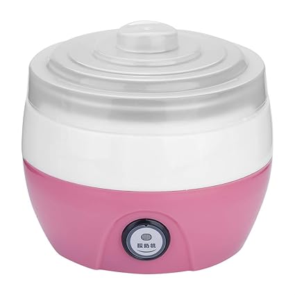 Yogurt Maker, Ice Cream Maker Household for Home(Pink)