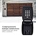 XHTLLO Key Lock Box, 12 Digit Combination Wall Mount Lockbox, Waterproof Large Capacity Outdoor Key Storage Box, Card Storage Case for Home, Office