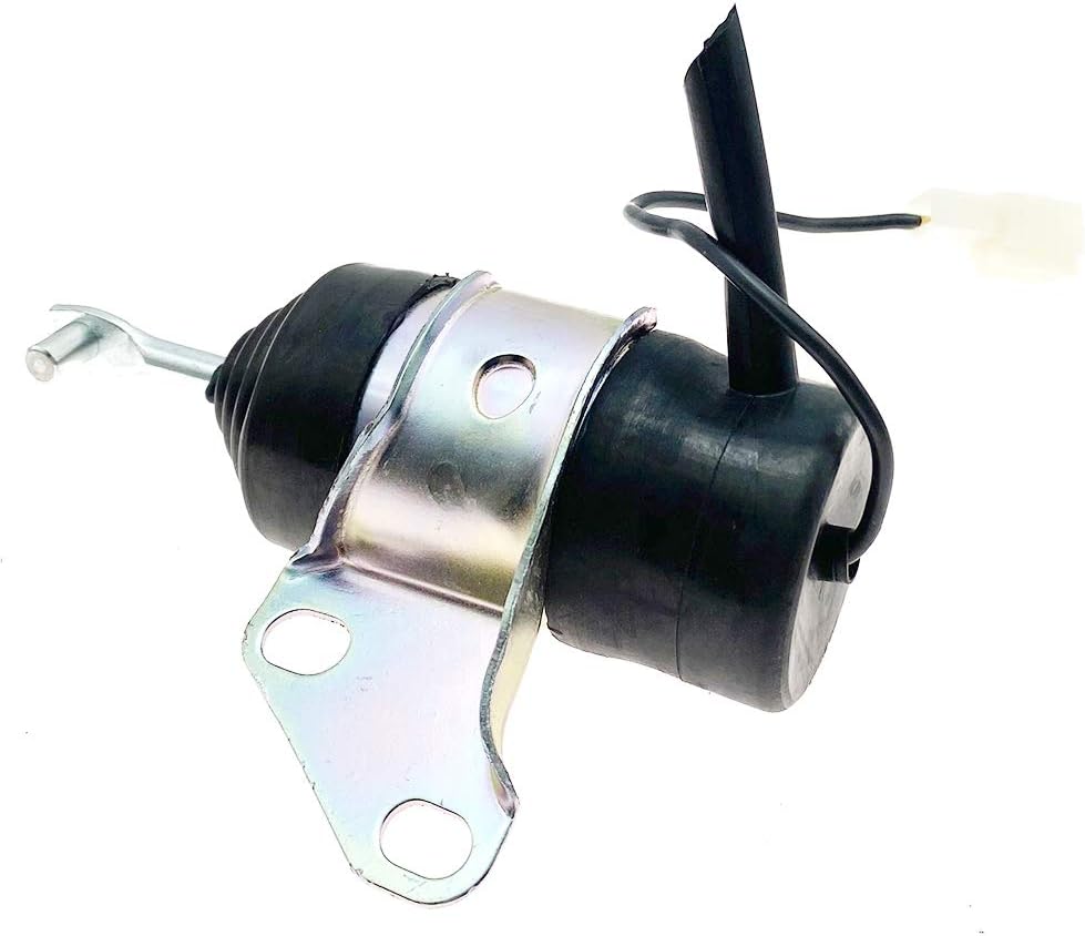 Fuel Shut Off Solenoid for Kubota BX2230D RTV900R RTV900T B7410D BX1500D BX1800D Z482 Z602 D722 Replace 16851-60014 16851-6010 16851-60011 16851-60013 052600-4531 16851-60012 052600-4530 052600-453