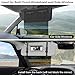 ZDDGNN Polarized Car Sun Visor Extender, Upgraded Polarized Visor Extender Sun Blocker UV400, Universal Visor Extension for Car, Adjustable Sun Visor, Glare, UV Protector-Black