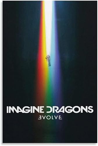 Platinum Mart Imagine Dragons-Evolve Rock Band Group - Póster enrollado (12 x 18 pulgadas)