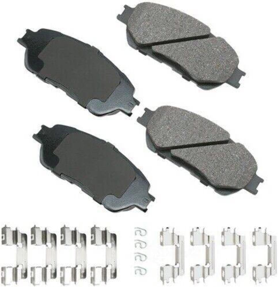Akebono Brake Pads, ProACT, Front, compatible with Lexus ES300 / ES330 2002-06, Set of 4