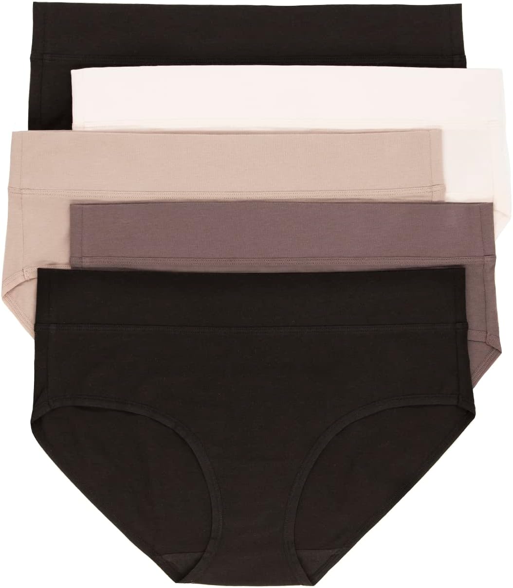 Felina Pima Cotton Hipster - Seamless Cotton Underwear for Women - Soft and Breathable Womens Underwear