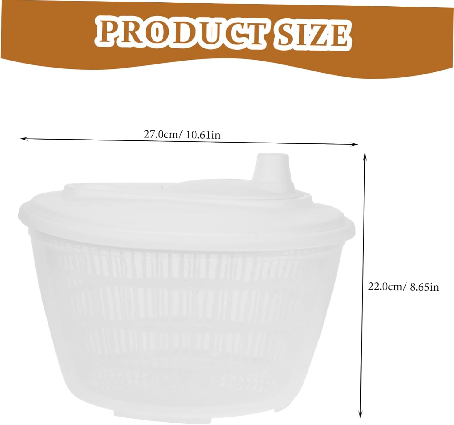 Quality Plastic Vegetable Dehydrator Salad Spinner Fruit and Veggie Dryer Basket