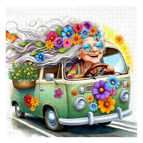 Puzzle Floral 1000 Piezas para 16 años miniatura 2