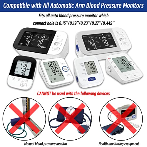 Extra Large Cuff Compatible With Omron 9”-21” Inches (22-53Cm) Xl Blood Pressure Cuff Adult Arm Bp Replacement Cuff For Big Arm(X-Large) #TOP2