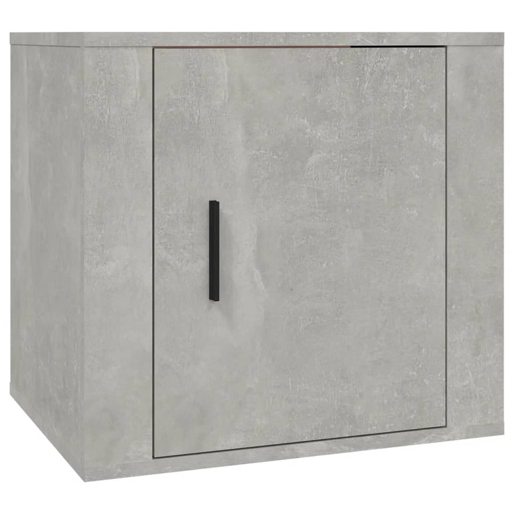 Table de chevet moderne gris béton pour créer un coin lecture cosy au salon