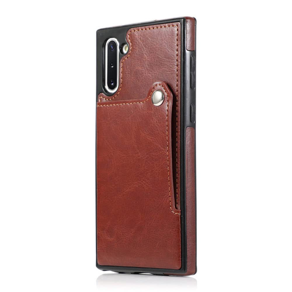 Étui en cuir Galaxy S10 et S9 protégeant l'écran des rayures