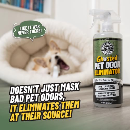 Chemical Guys Ghosted Pet Odor Eliminator 32 Oz Pet Smell Neutralizer For Car Interior, Carpet, Upholstery, Fabric Seats, Home, Furniture, Citrus Scent Spray Cleaner - image 2
