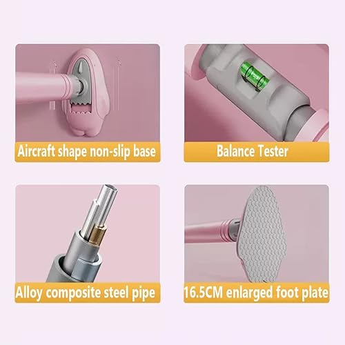 Miniatura 5 de Barra de dominadas para marco de puerta, barra horizontal de fitness para niños, adolescentes y adultos, segura y estableajustablecarga 551.2 lbs