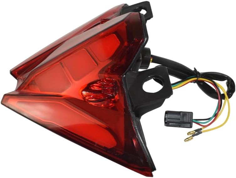 Motorbike For Kawasaki Ninja 500 500SE EX500 2024 2025 E-Mark Rear Tail Light Brake Turn Signals Integrated LED Stop Light (Red Lens)