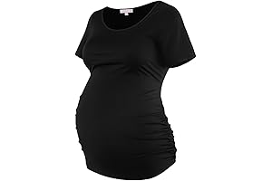 Maternity Shirt Short Sleeve Tshirt: Stylish and Comfortable for Expecting Moms
