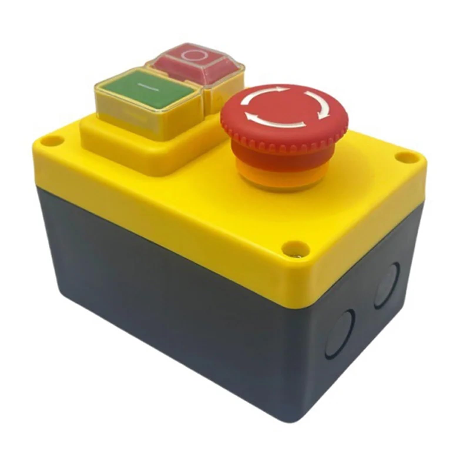 Interruptor pulsador electromagnético PHFU-3X KJD17D de 250 V y 16 A, interruptor de parada de emergencia for herramientas eléctricas y máquinas herramienta.