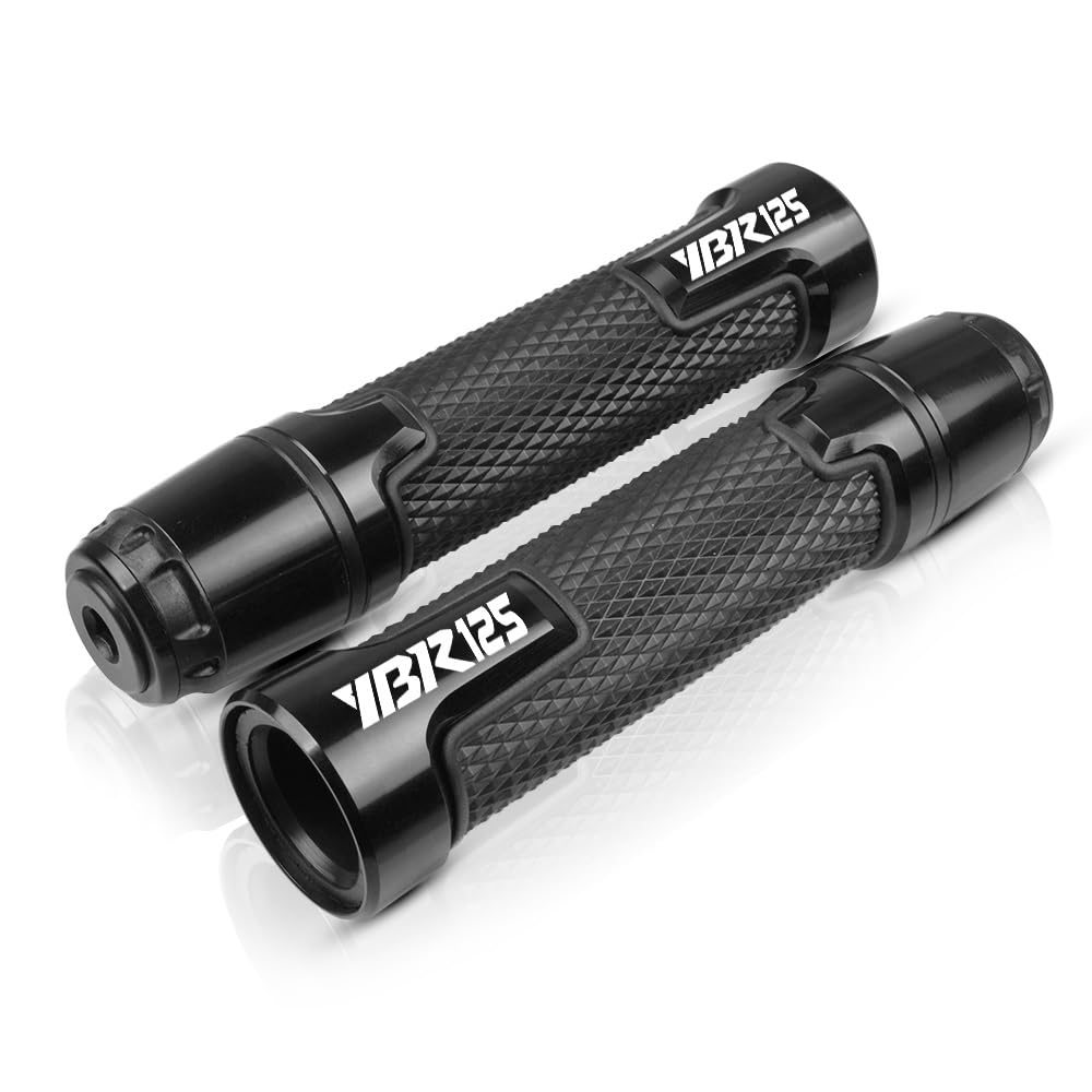 Poignée de guidon moto YBR125 - Poignées de remplacement 22mm noir 2005-2016