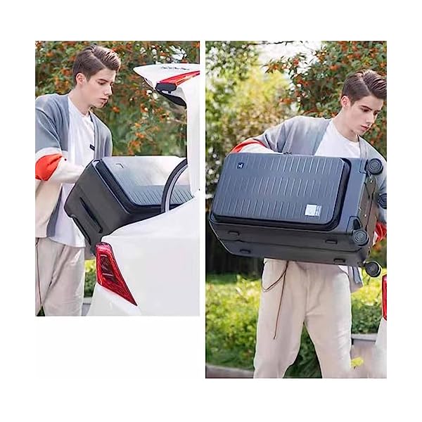 Portable Suitcase Aluminum Frame Suitcase With Wheels Tsa Combination Lock Trolley Suitcase Suitable For Travel And Vacation 39 33 65cm Blue