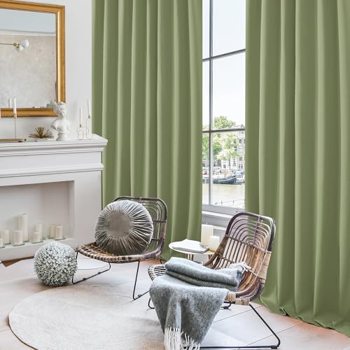 image for Deconovo Blackout Curtains – Room Darkening, Noise-Reducing, Thermal
