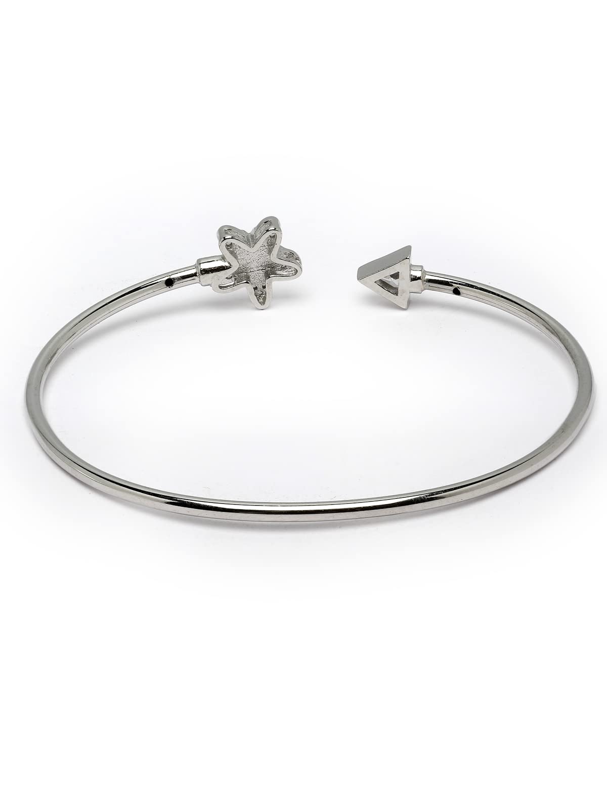 Sukkhi Delightly 925 Sterling CZ Kada Bracelet, 6