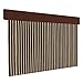 HOME MERCURY – Cortina Plana para Puerta Exterior o Interior, Material PVC – Libre de Insectos (210x90CM, Perfil Marron P18)