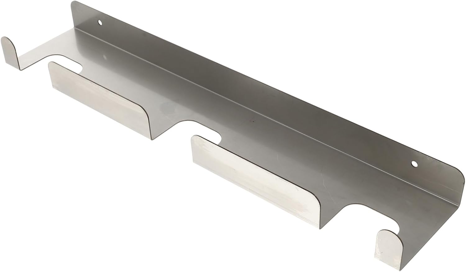 Cabilock Brushed Stainless Steel Pizza Shovel Wall Rack Hanging Storage Shelf Heavy Duty Pizza Tool Holder Kitchen Organizer for Home with Construction