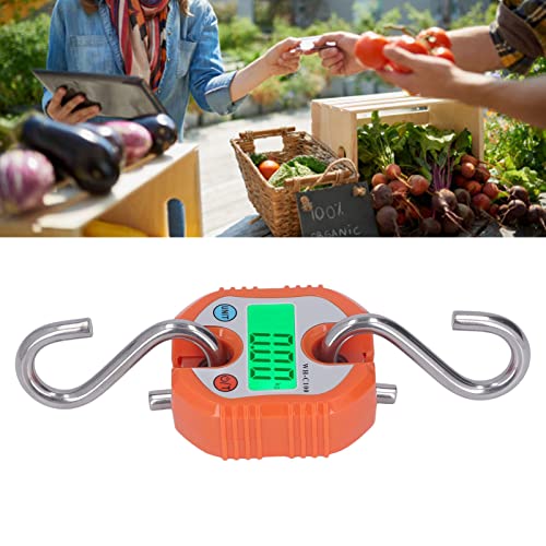Báscula digital colgante mini 150KG con pantalla LCD miniatura 4