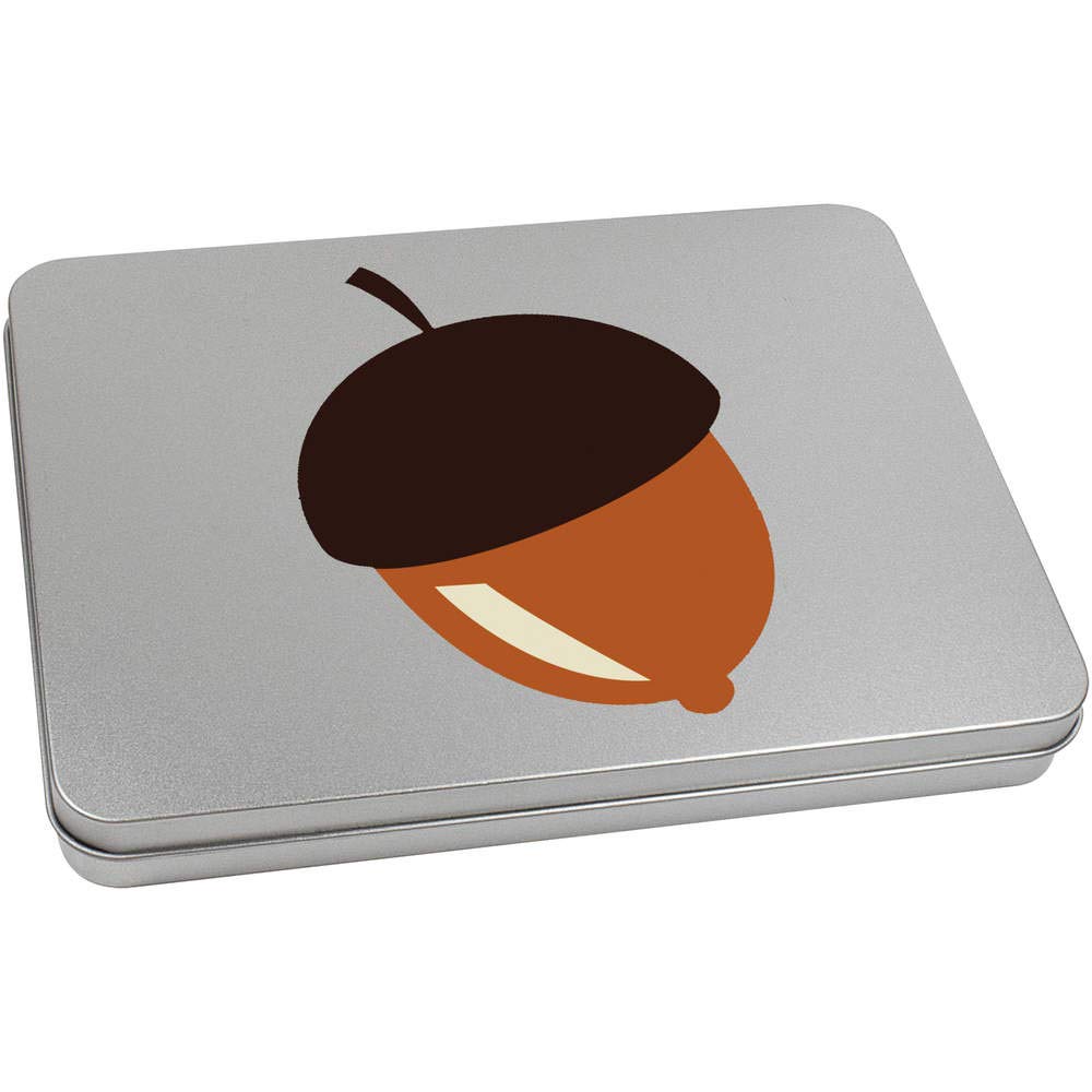 220mm 'Acorn' Metal Hinged Tin/Storage Box (TT00122305)