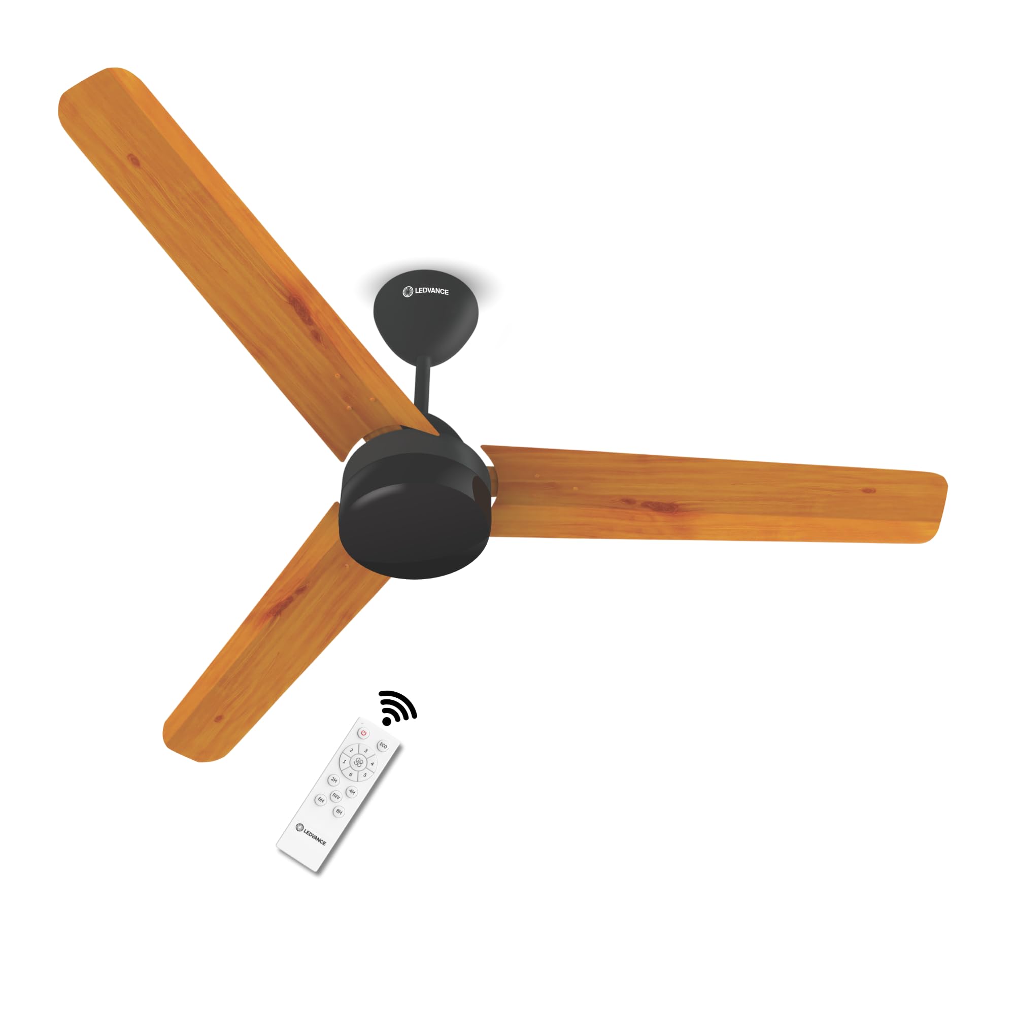 LEDVANCE Aero Master Supreme Ceiling Fan 1200mm | Energy Saving | Higher Air Delivery | Smart Timer Mode | 100% Copper Winding | Suitable for Rooms, Offices & Restaurants | 3 Year Warranty - Teakwood-image-30
