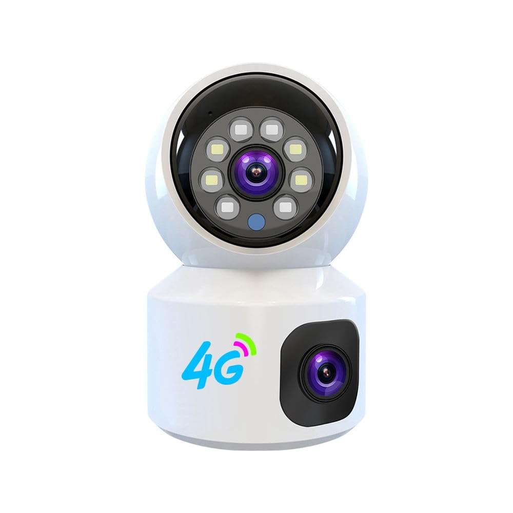 Buy Maizic Smarthome Maizic Supercams 4G 2 in1 2K Indoor Home Security Camera with Dual Cameras