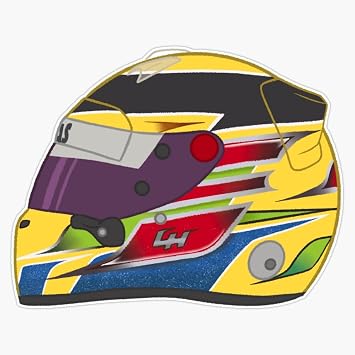 Lewis Hamilton 2013 Helmet Sticker Decal Car Window Water Bottle 5"
