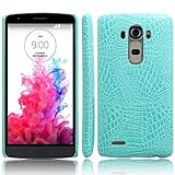 LG G4s/G4 Beat H735 Crocodile Shell, 3D Cool Crocodilian Cayman Alligator Slim Cover, TAITOU Fashion Ultralight Thin Anti-Scratch Case For LG G4s/G4 Beat H735 Mint
