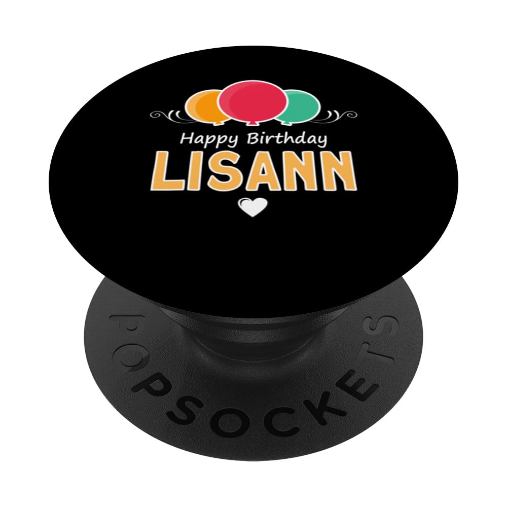 Lisann happy birthday saying PopSockets Standard PopGrip