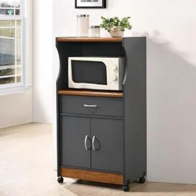 Microwave Kitchen Cart, Mobile Kitchen Cart for Home and Office Kitchen-svULWslM