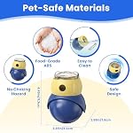 Cat Interactive Puzzle Toy, Adjustable Treat Dispenser for Indoor Cats, Safe Material Kitty Enrichment Toy for IQ Training, Mental Stimulation, Relieve Boredom, Gifts - Image 4