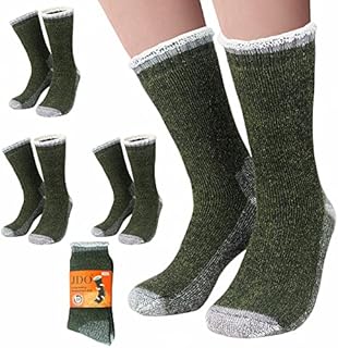 JDQ 3 Pairs Thick Thermal Winter Socks - Heat Holder Hot Wool Warm Socks Unisex