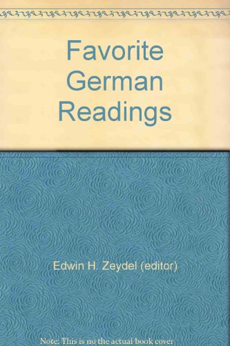 Favorite German Readings [German] B000BBMFGK Book Cover