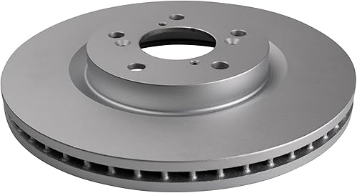 Miniatura 8 de TRQ Pastilla de freno de cerámica delantera y kit de rotor recubierto con líquidos compatibles con Honda Odyssey 11-14