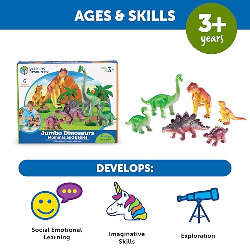 Dinosaures géants mamans et bébés Learning Resources figurines
