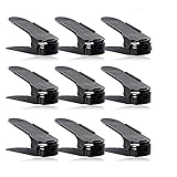 Set of 9pcs black Shoe Slots organizer display rack space saver shoe rack holder