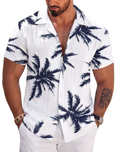Chemise d'été homme COOFANDY manches courtes vêtement léger