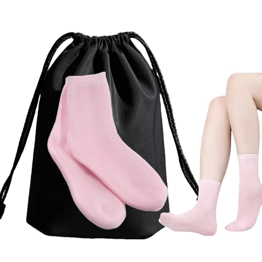 Gel Socks for Dry Cracked Feet Women,Foot Moisturizing Socks,Gel Socks Spa Socks,Cotton Socks for Moisturizing Feet Overnight