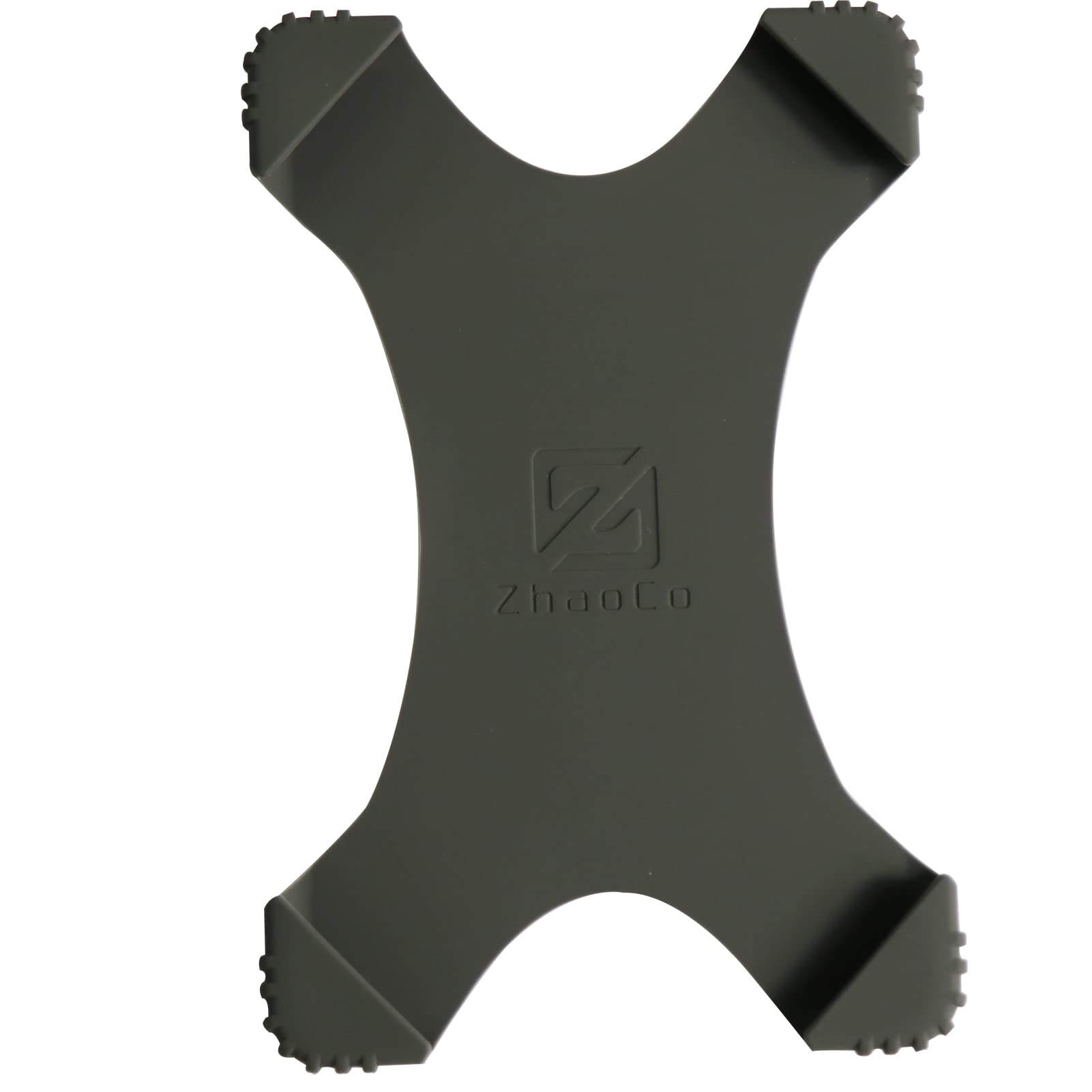 ZhaoCoUniversal Anti-Slip Silicone Hand Strap Finger Grip Holder for 6" to 6.8" eReaders Paperwhite Kobo Sony e-Book Reader - Grey