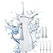 Produktbild Cordless Water Flosser, Tragbarer und wiederaufladbarer wasserdichter Munddusche mit 4 Modi Wasser Flossing für zu Hause und unterwegs,Grau
