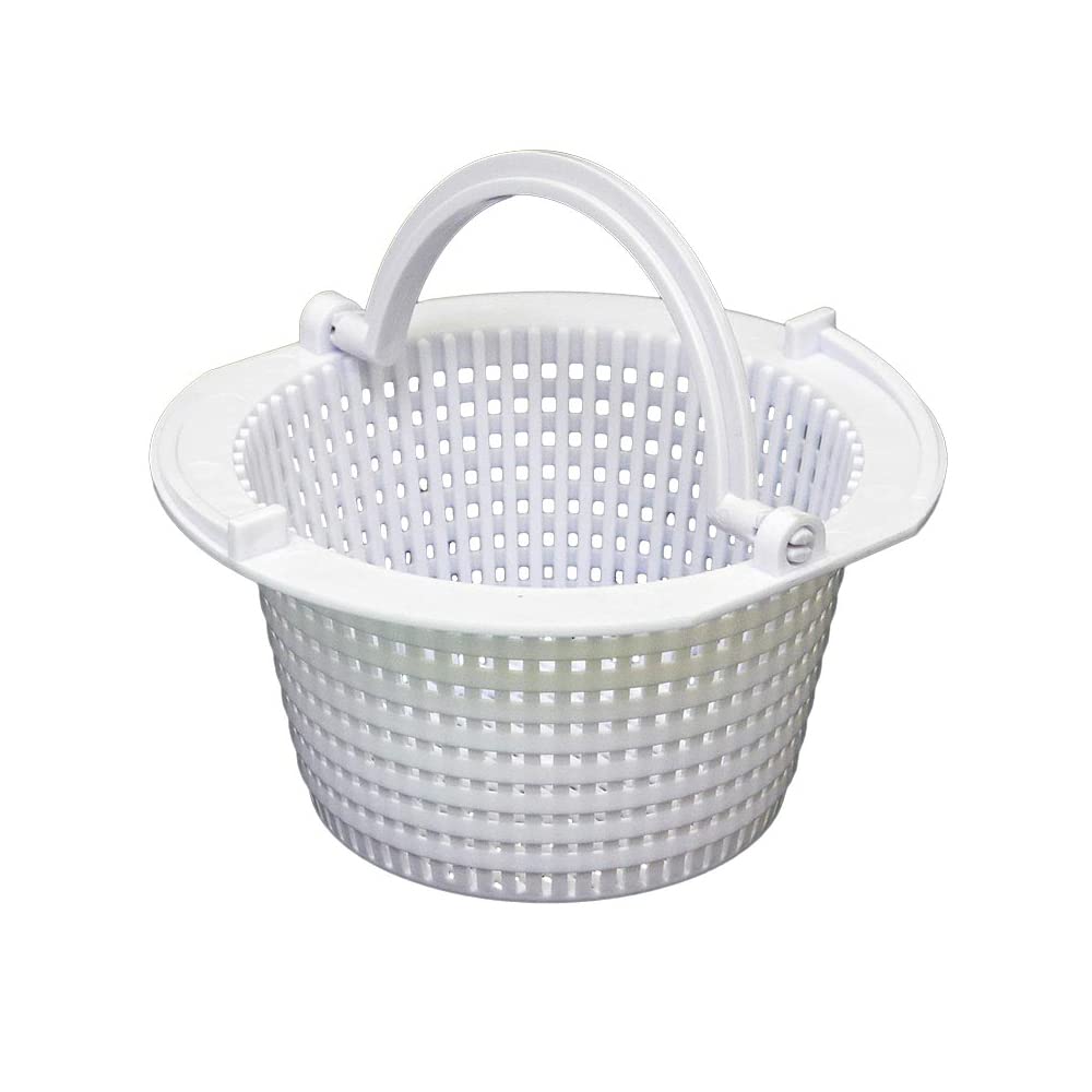 POOL Total Einbauskimmer Komplett-Set Deluxe - ABS Skimmer für Stahlwandpools - 32/38 mm Anschluss - Einströmdüse 90° - Skimmerblende & Skim Vac - Arretierbarer Auffangkorb