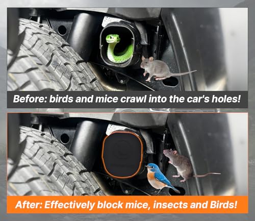 Image of 2pcs Silicone Car Frame Tube Hole Plugs for Ford Ranger 2023 2024 2025 Waterproof Frame Holes Cap Ford Ranger T9 Accessories Rear Wheel Well Cover Anti-Layer Sandproof Critter Defense