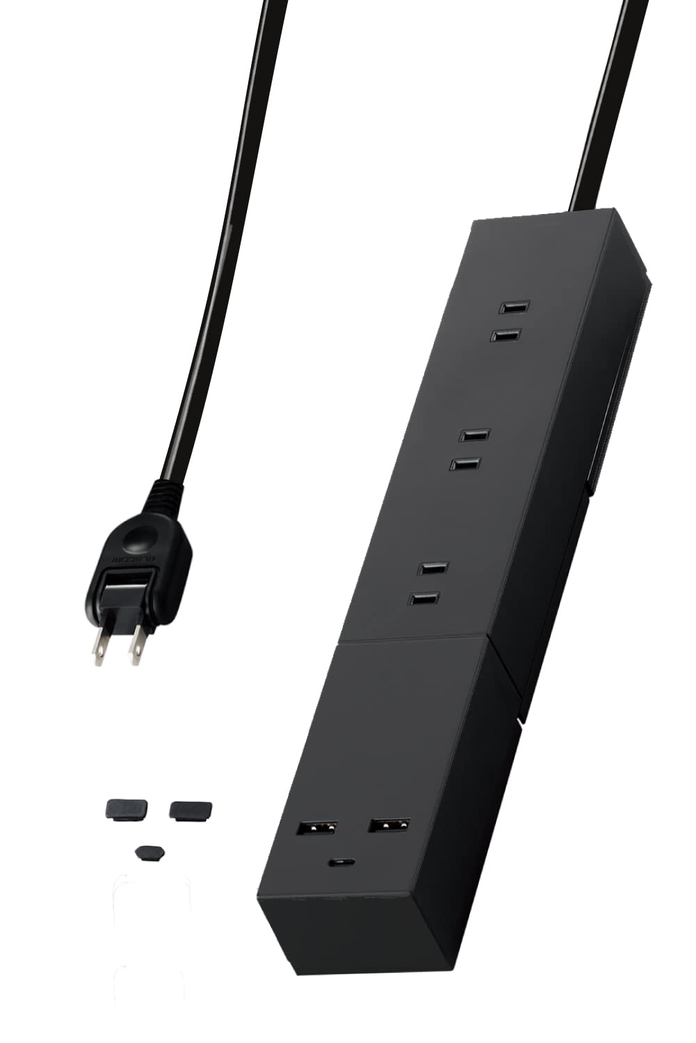 Amazon.co.jp: エレコム 電源タップ USB 2.5m [コンセント 3個口