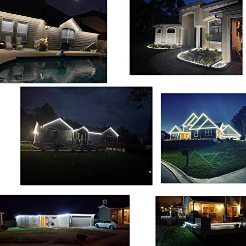 Buyagn 100Ft Rope Lights Outdoor, Outdoor String Lights Waterproof, Decorative Lighting For Indoor/Outdoor, Garden,Backyards Halloween And Christmas Decoration, Landscape Lighting(Cool White) #TOP5