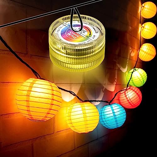 Dyanch MULTICOLOR FLAMELESS ACCENT LIGHTS Mini Submersible Led Lights With Remote – 10 Pack 1.5 Inch Rgb Multicolor Battery Operated Pool Lights thumb #4